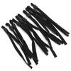200pcs Elastic Bands Adjustable Buckle Stretchy Earloop Rope String Cord for SewingWhite Flat