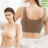 Front-opening Bra for Women Large-sized Beautiful Back Seamless Underwear for Women Gathering Bra Top Retractable Accessory Bra