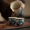 Birds Ru Klin Porcelain Teacup Chinese Kung Fu Gongfu Master Cups Ceramic Tea Bowls Tea Ceremony Teaware Set Household Drinkware