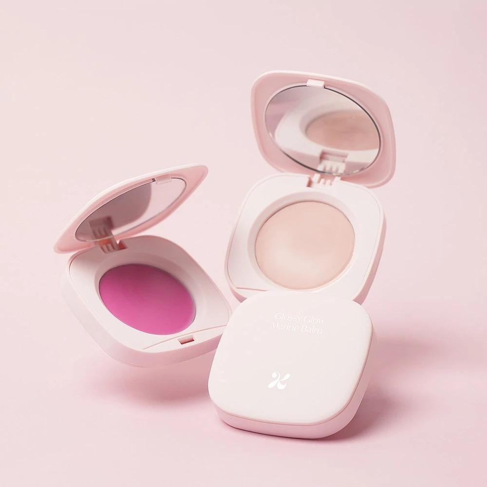 Glossy Glow Marine Balm Lip & Cheek Rose Coral