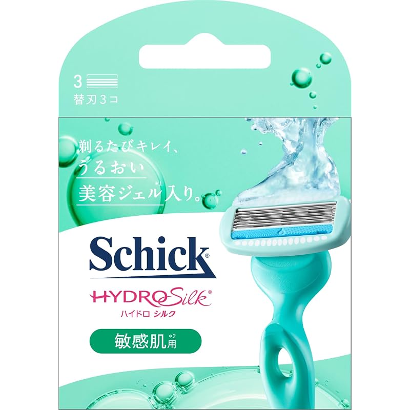 Schick Hydro Silk Replacement Blades for Sensitive Skin (3-pack) - Women's Razor