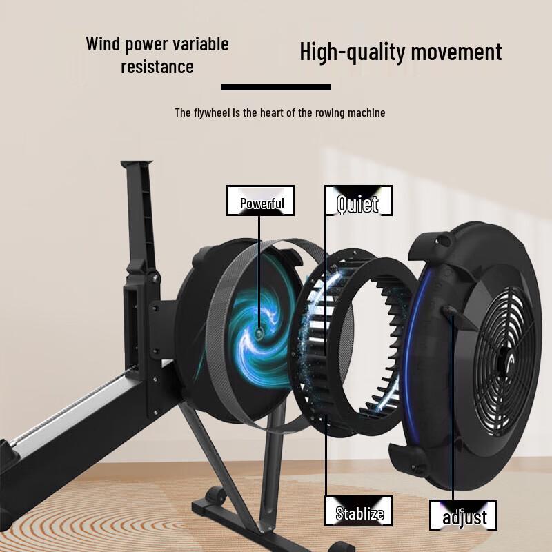 Sheng Yuan Foldable Air Resistance Rowing Machine