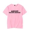 Fashion KPop Demon Hunters T-shirts Men Women Funny Logo Vintage Streetwear Short Sleeve Korean Ulzzang Anime Classic Tops