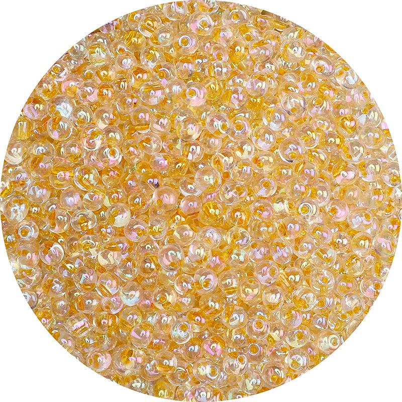 4mm Water Drop Colorful Glass Millet Beads Handmade Diy Jewelry Materials Loose Beads Accessories Package Hanging Necklace Strings Beads Nice Beads