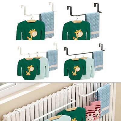 Multi Purpose Towel Rail For Radiator Perfect for Hanging Wet Towels Clothes and Socks Sturdy Construction Ensures Reliability