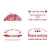 Wedding Double Happiness Window Static Clings