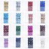36Pcs Christmas Balls Shatterproof Anti-deform Plastic Decorative Shiny Glitter Xmas Balls for Home