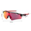 Blendreduzierende Polarisierte Linse Blendreduzierende Polarisierte Fahrradsonnenbrille UV400 Schutz Sanddicht Outdoor Aktivität Fahrradsonnenbrille Windresistent
