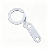 Metal Lock Seat Bracket for CG125 Motorcycle Key Mount Service Support with Two Hole Layout Silver Tone Single Pack Part for Repair Use