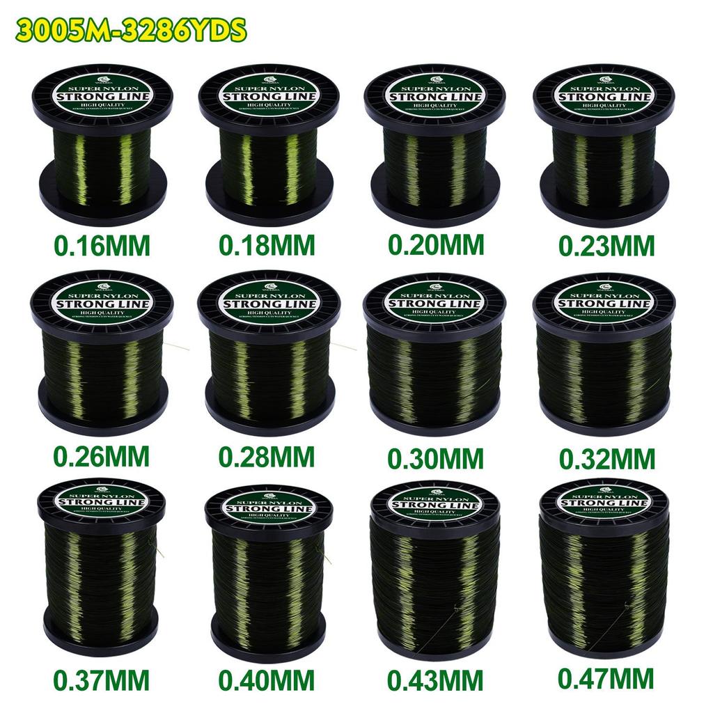 3005m High Sensitivity Braided Monofilament Nylon Fishing Line - Anti-tangle, Long Cast, Sea Fishing
