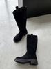 Internal height increase~ Popular autumn and winter new products but knee boots women's thick heel European and American style tall women's boots