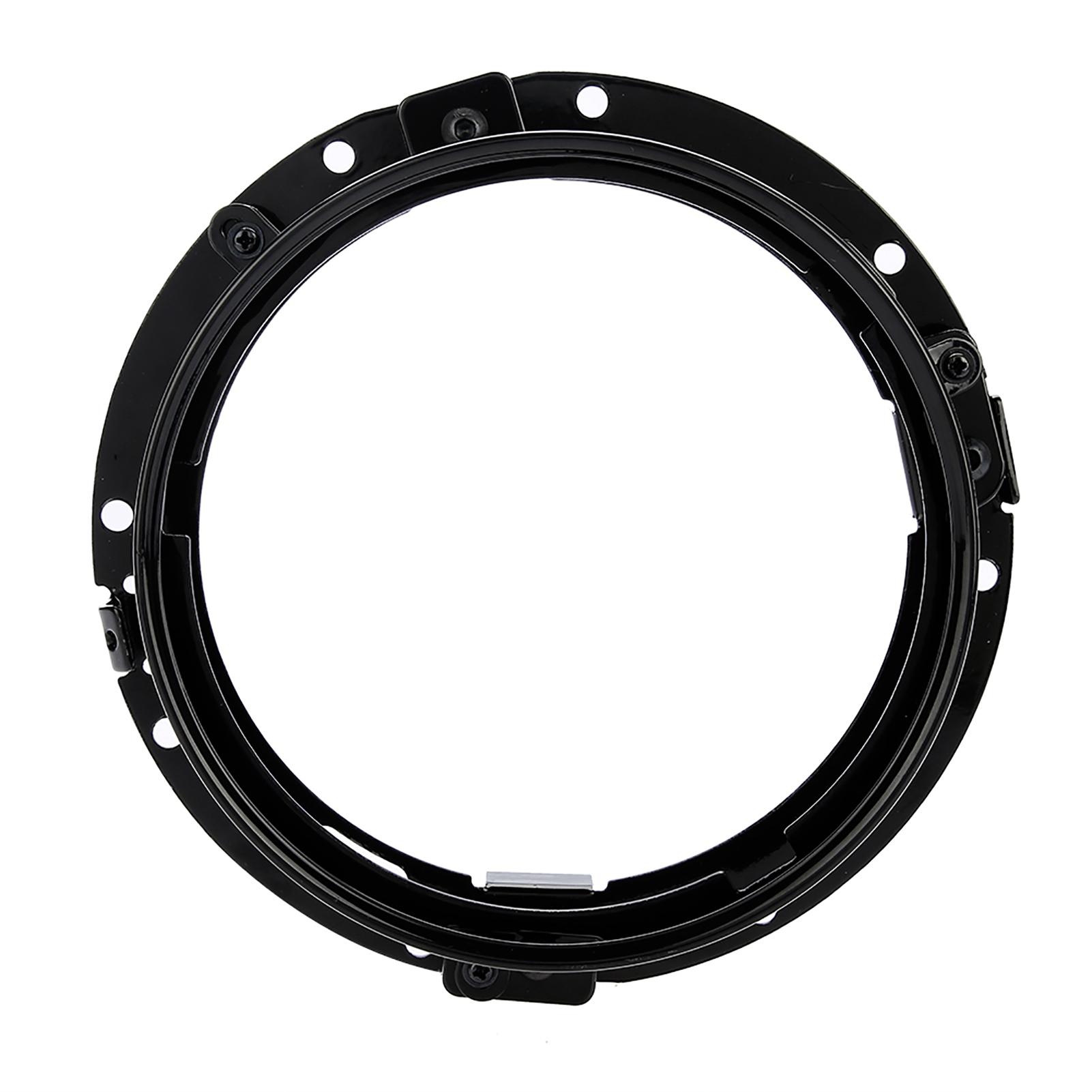 7 inch Car Headlight Round   Mounting Bracket for   ;Silver: