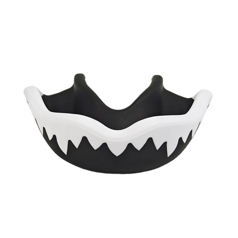 

Sports Mouth Guards Mouth Protections Athletic Mouthguard Gums Shield Tooth Protections Brace for Boxing, Martial Arts 1 чёрный/белый