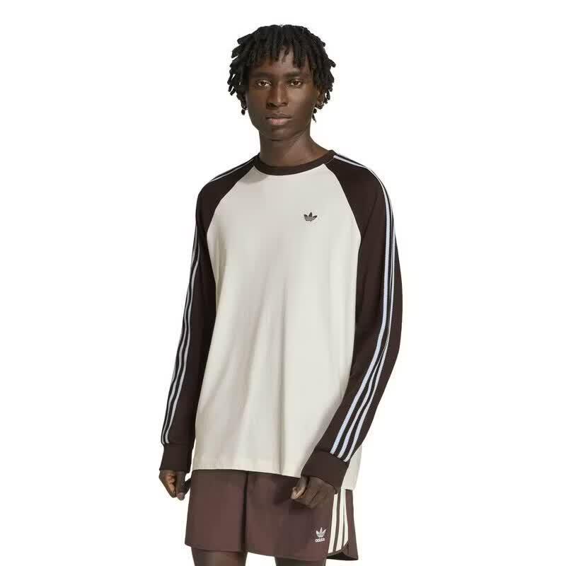 adidas Men's Long Sleeve Round Neck T-Shirt