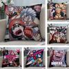 Anime Undead Unluck Pillow Case Short Plush Double-Sided Print Square Throw Pillow Covers Sofa Home Cushion Decor