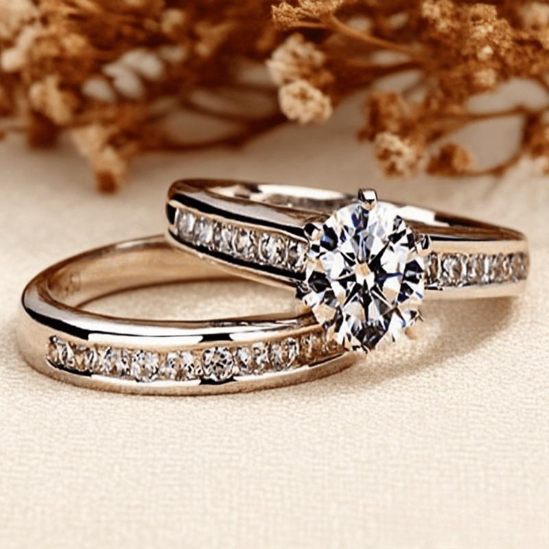 Роскошные геометрические элегантные кольца, свадебные помолвочные party ювелирные аксессуары 6 серебряный