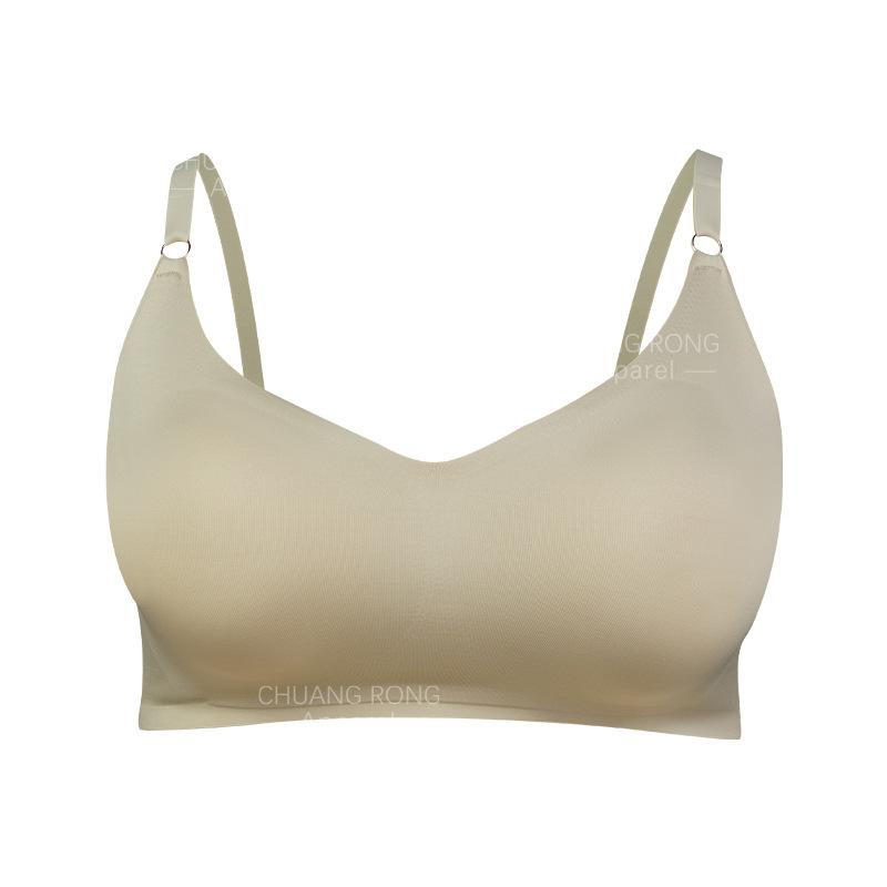

Женский тонкий бесшовный бюстгальтер большого размера для полных, с косточками из нержавеющей стали, удобный и дышащий, поддерживающий, для большой груди, маленький бюстгальтер 0XL