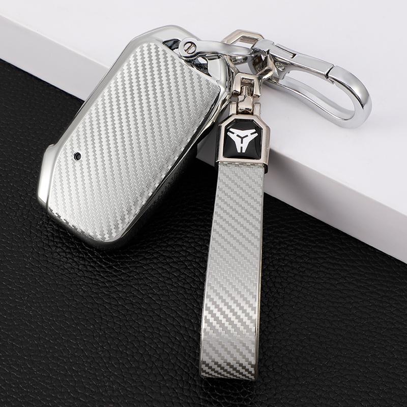 Carbon Fiber TPU Car Smart Key Case FullCover for Kia Ceed Sorento Cerato Forte 2018-2022 Sportage R Stinge Protecto Accessories