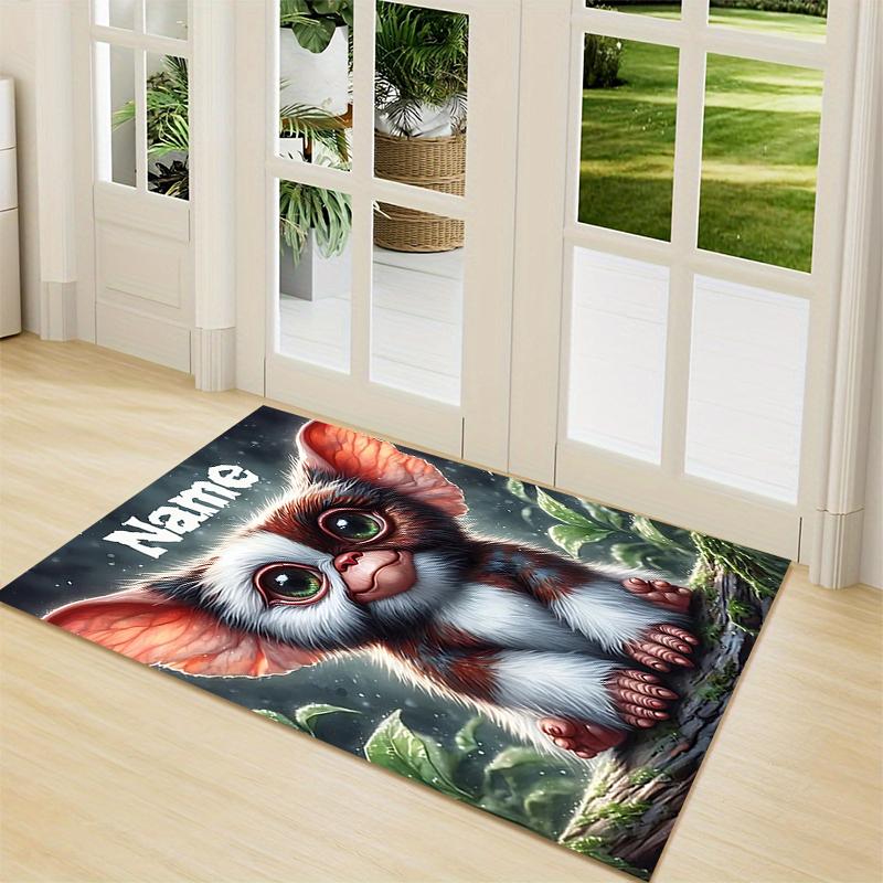 Custom Name Gizmo Gremlins Carpet Rug Customizable Soft Washable Anti-Slip Home Living Room Sofa Mats Personalized Rug. 0909112