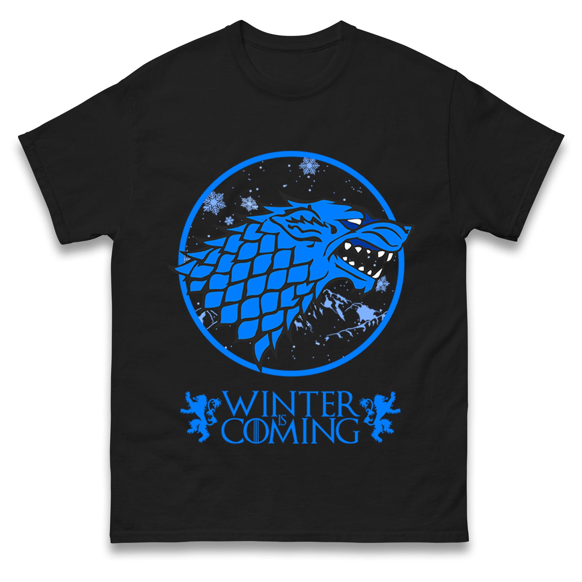 

Game of thrones winter is coming Mens T Shirt Womens Tops Teess XL