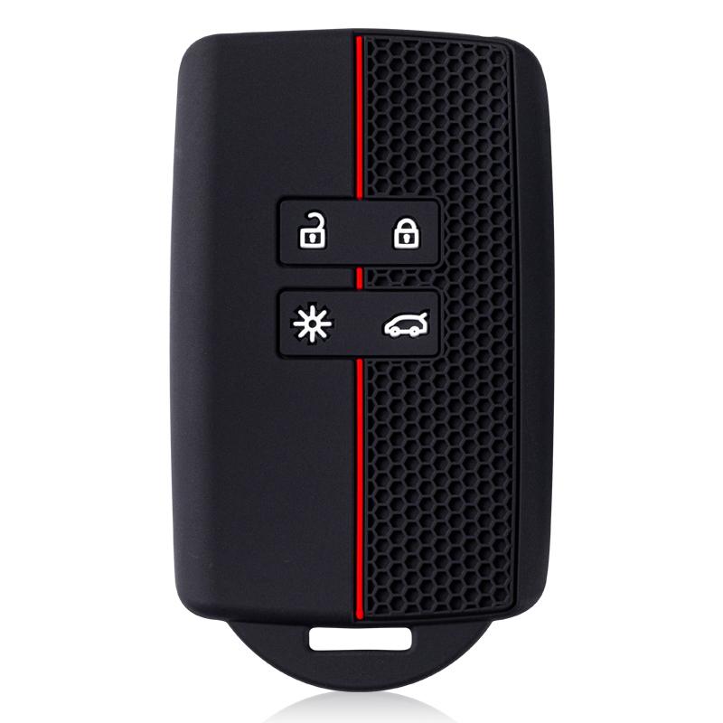Silicone Car Key Cover For Renault Captur Koleos Kadjar Arkana Megane Dacia Duster Sandero Stepway Smart Remote Control Fob Case
