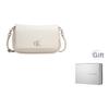 Calvin Klein Ss25 Metal Letter Chain Shoulder Bag Women Shoulder Bag Milk-White 4K3034G-67U