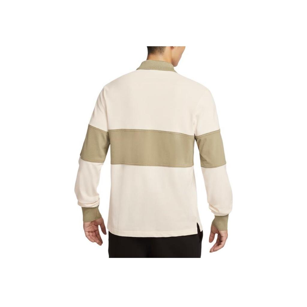 Nike Heritage FW25 Comodo Pullover in Cotone a Maniche Lunghe Polo da Uomo Top HQ1749-110