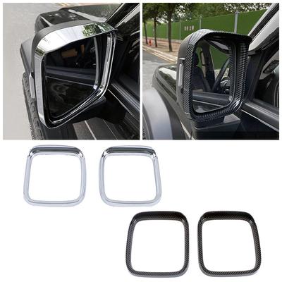 For GWM Tank 300 2024 2024 Exterior Accessories Part Refit Chrome Rearview Mirror Rain Eyebrow Proof Frame Trim Carbon Sticker