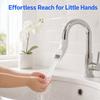 Extended Length Kitchen Faucet Extender Splash-proof Water Faucet Extender  Bathroom Accessories