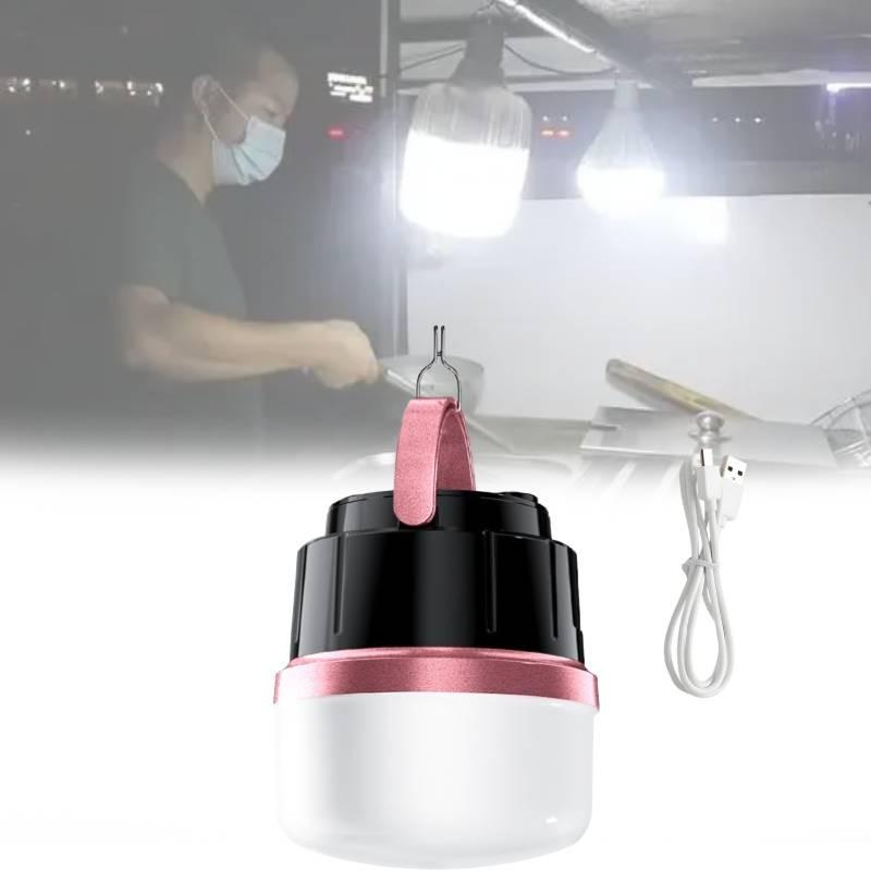 Led Bulb Rechargeable Light Stalls Outdoor Home Use Energy Efficient Portable