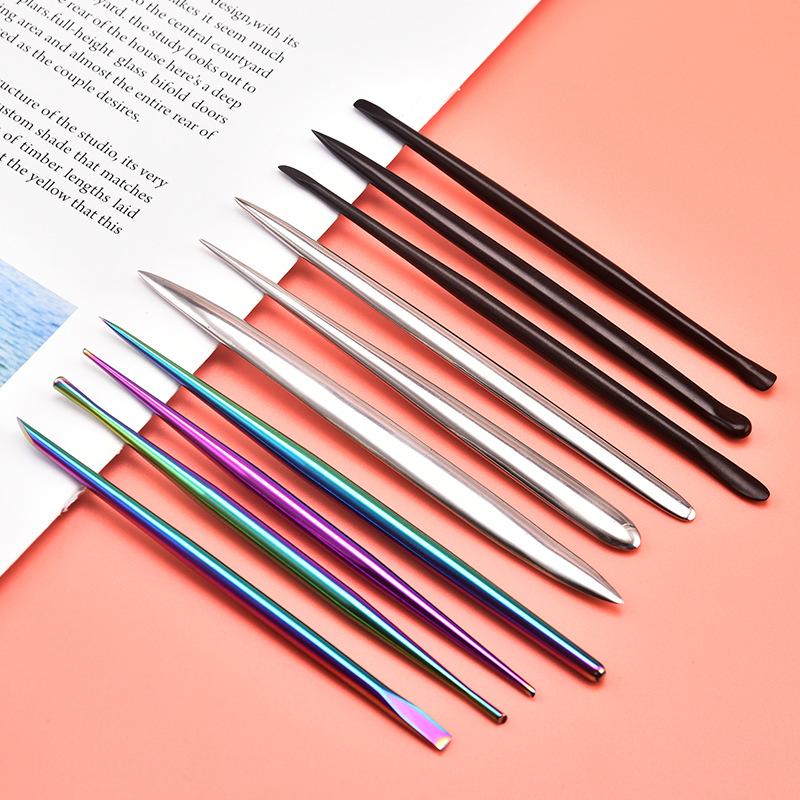 Stainless Steel Clay Tool Ceramic Pottery Sculpture Modeling Embossing Carving Sculpt Tool Polymer Clay Resin Anime Figures Doll