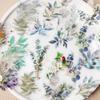 40 Sheets Fresh Flower Sticker Pack Ins Style Cute Hand Account Material Scrapbook Stickers Decorative Stationery Stickers
