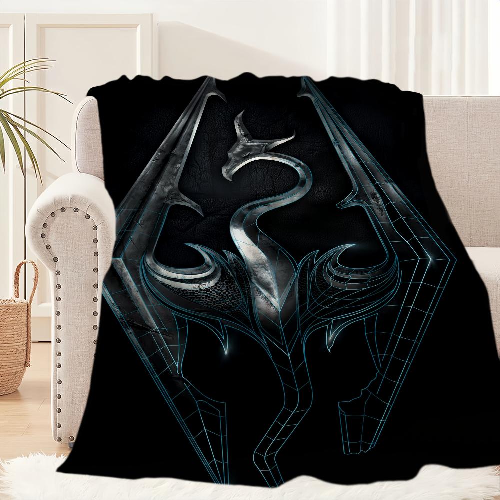 Spiel v S-skyrim-s Decke Plüsch E-elder-s Nickerchen Sofa Teppich für Wohnzimmer S-Scrolls Büro Schlafzimmer Geburtstag Zuhause Reise Kinder Geschenke