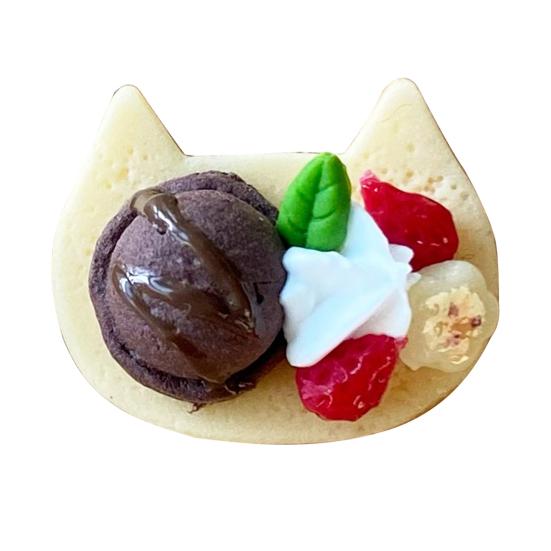 

Миниатюрный тост с мороженым Мини-десерт Модель Глиняная Имитация Миниатюрная Игрушка Еда Chocolate flavor