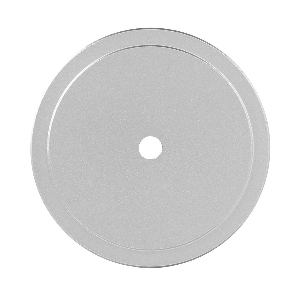 Aluminum Alloy Audio Amplifier Feet Pad Speaker HIFI Isolation Damper Pad (Silver)