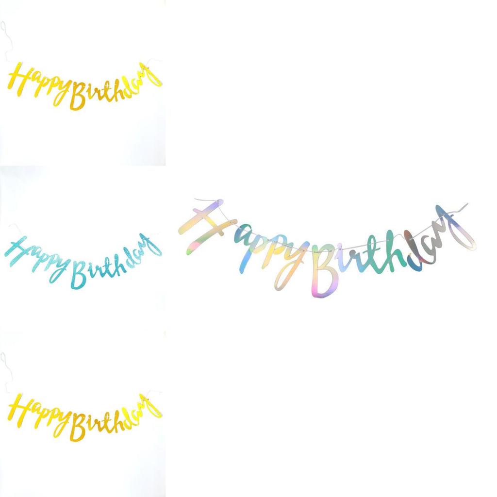 Auffälliges Happy Birthday Banner Perfekt für Unvergessliche Partydekorationen