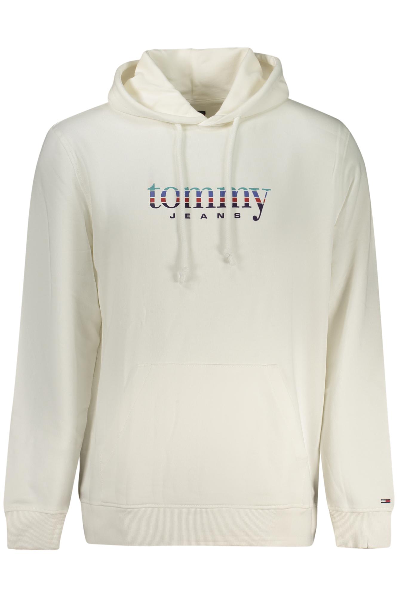 Tommy Hilfiger Herren Collection Printemps Hoodie Organic Cotton White Cm