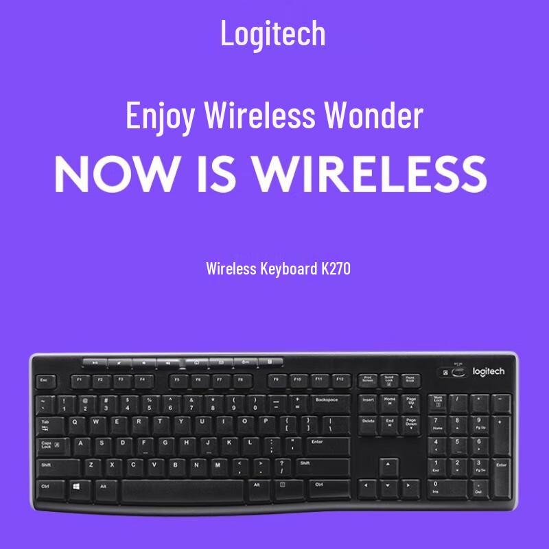 

Logitech K270 Wireless Full-Size Keyboard