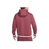 Nike Comfortable Soft Letter Hooded Long Sleeve Football Shirt Men Tops Burgundy FQ3004-661