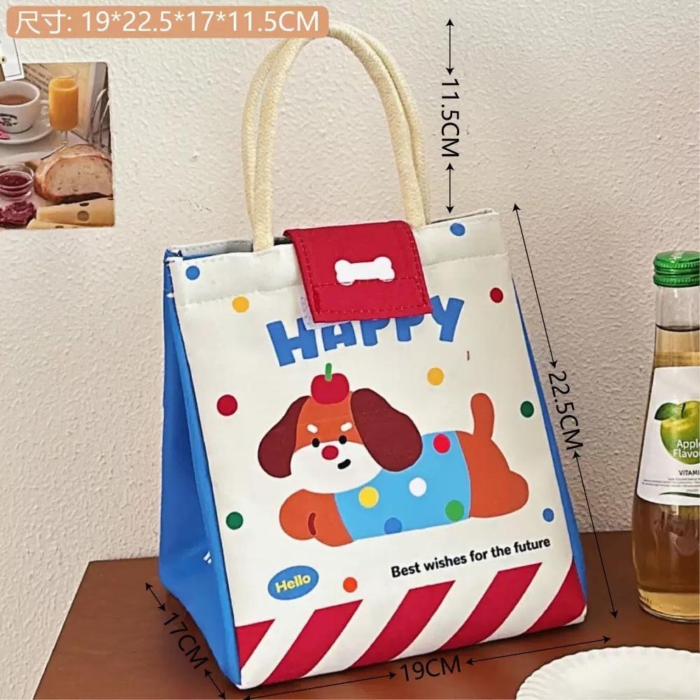 Мультяшные термосумки большой вместимости, утолщенная алюминиевая фольга, сумка-тоут, для пикников, вечеринок, удобная ручная кладь, дорожная термосумка