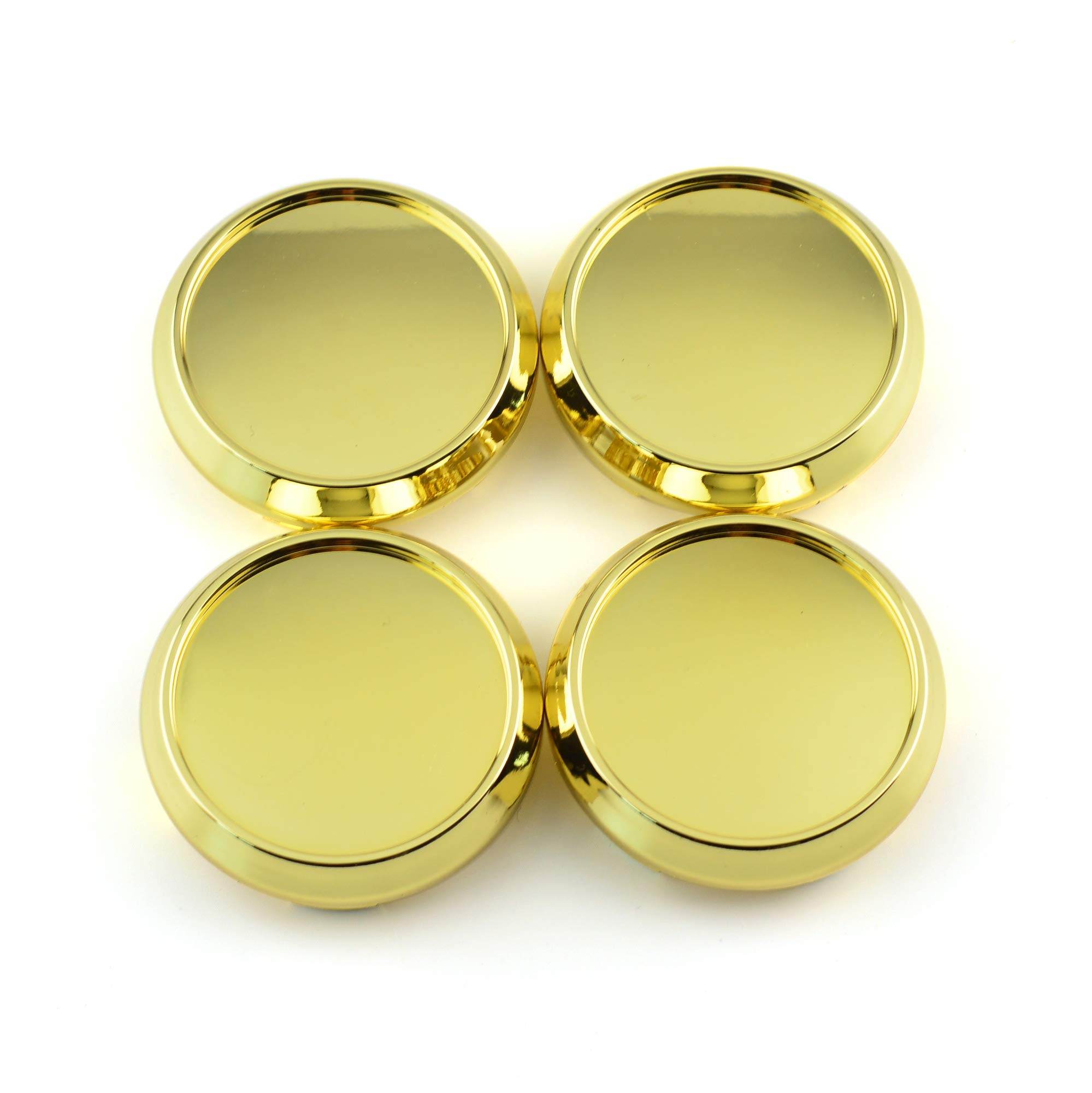 

Gold Wheel Center Caps, 67.5mm and 62mm, Set of 4