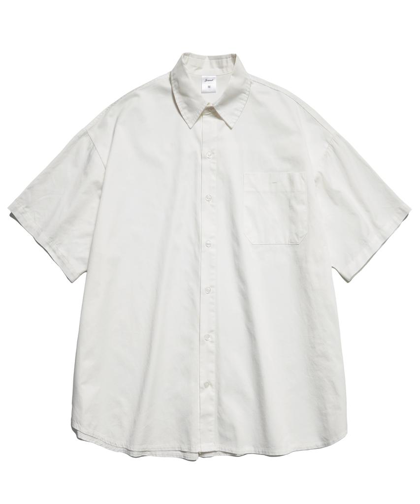 JEMUT Posie Oversized Short Sleeve Shirt 6 Types Ivory Soss2414