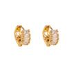 Elegant Zirconia Drop Earrings: Marquise Stone, Light Luxury Design for Women