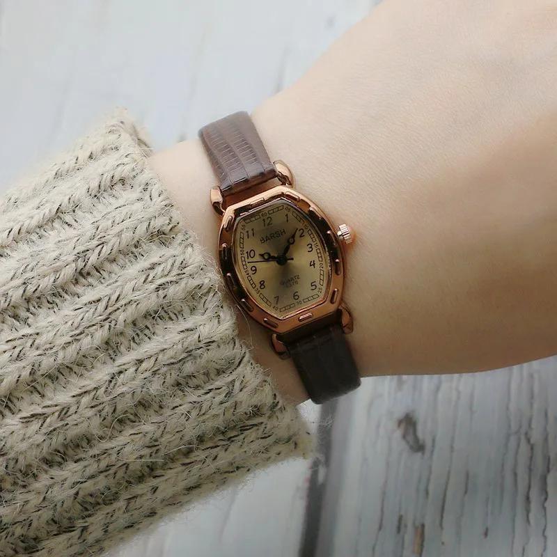 Casual Women's Oval Quartz Watches Ladies Watch Women Clock  Leather Strap Wristwatch Relogio Feminino  Dropshipping