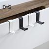 4Pcs Door Back Hooks Rustproof Anti-deform Strong Load-Bearing Coat Towel Organizer Cabinet Hanger Hooks