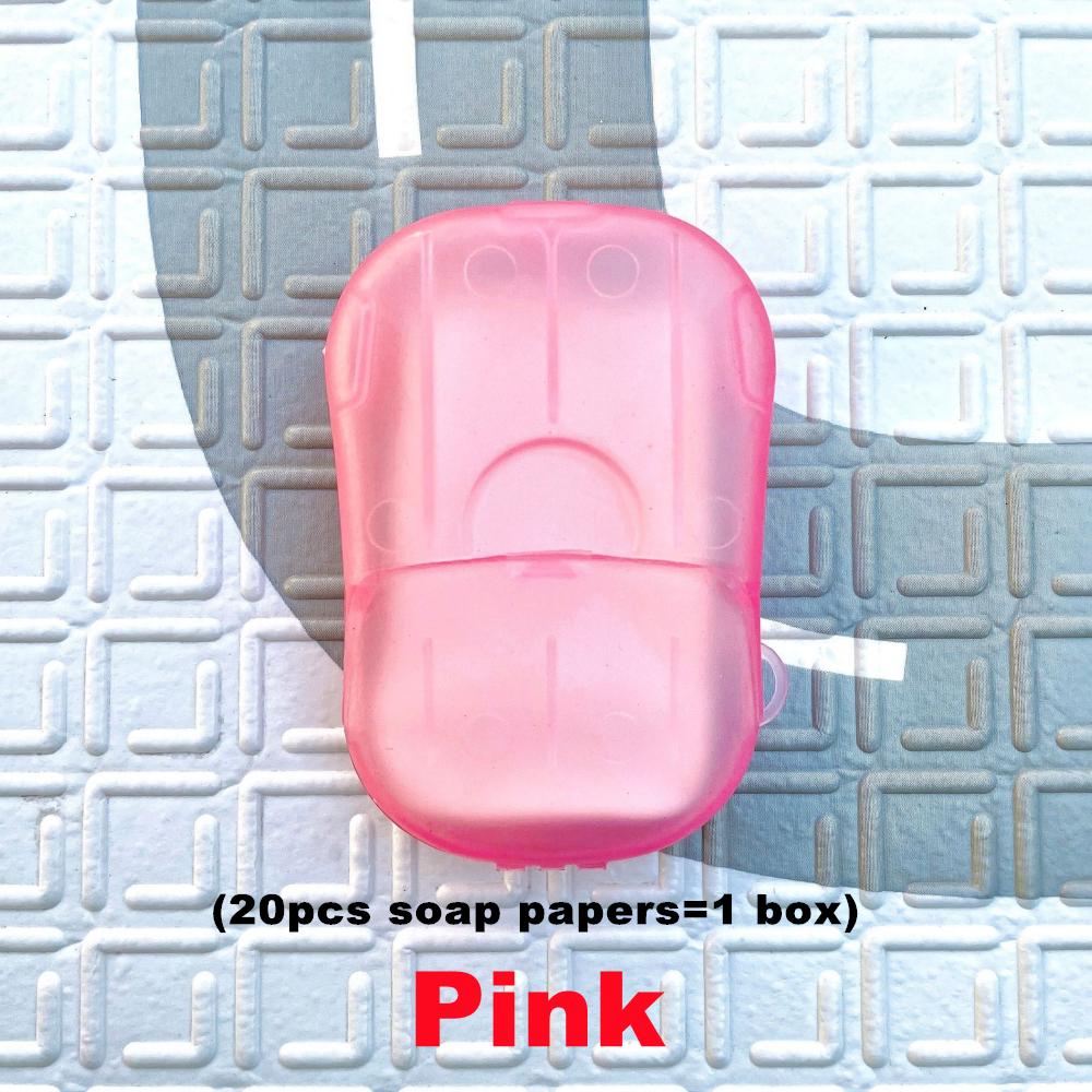 20/60/120/200Pcs New Portable Mini Disposable Soap Paper Travel Soap Paper Washing Hand Bath Clean Scented Slice Sheets Mini