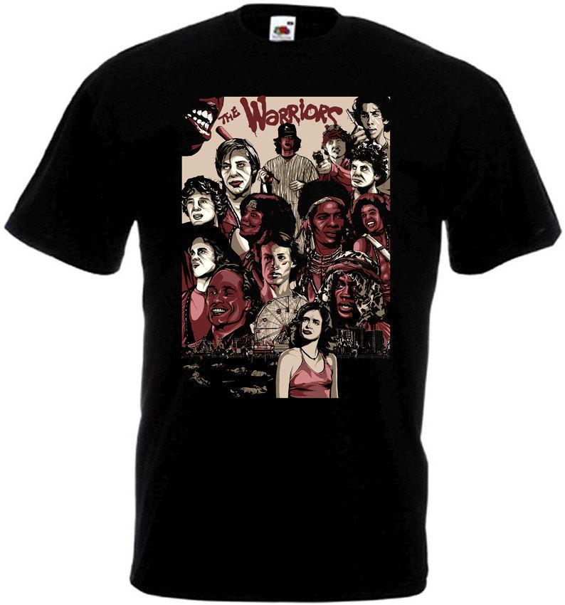 

26 The Warriors v7 T shirt black movie poster all sizes S-5XL Unisex T-Shirt XXXXL