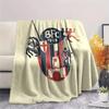 Bologna Flannel Blanket, High quality Comfortable for All Seasons, Home Decor, Warmth and Comfort