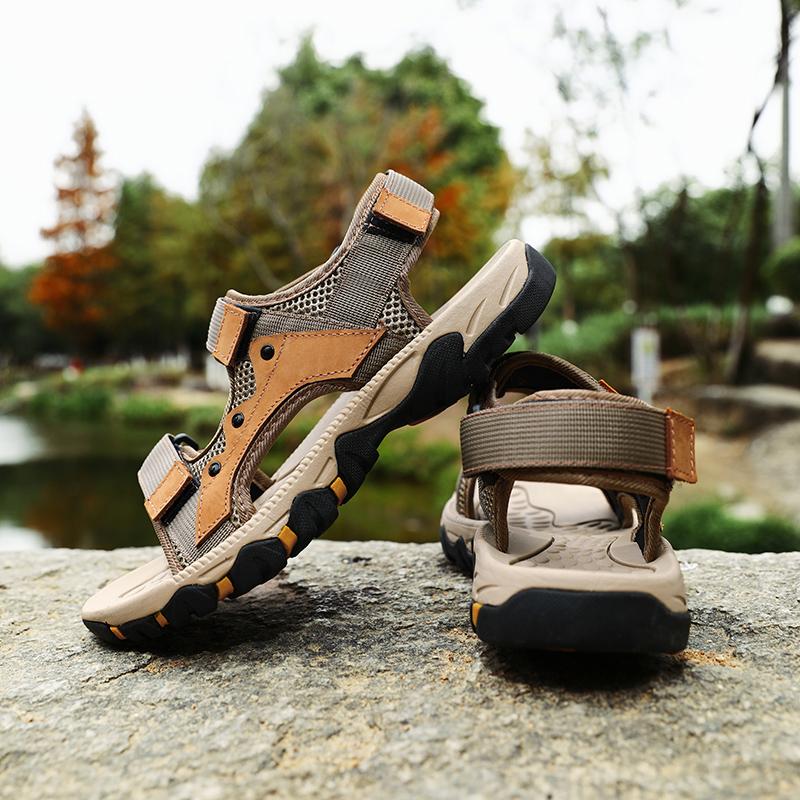Summer Men's Beach Sandals Outdoor Breathable Casual Shoes Slippers