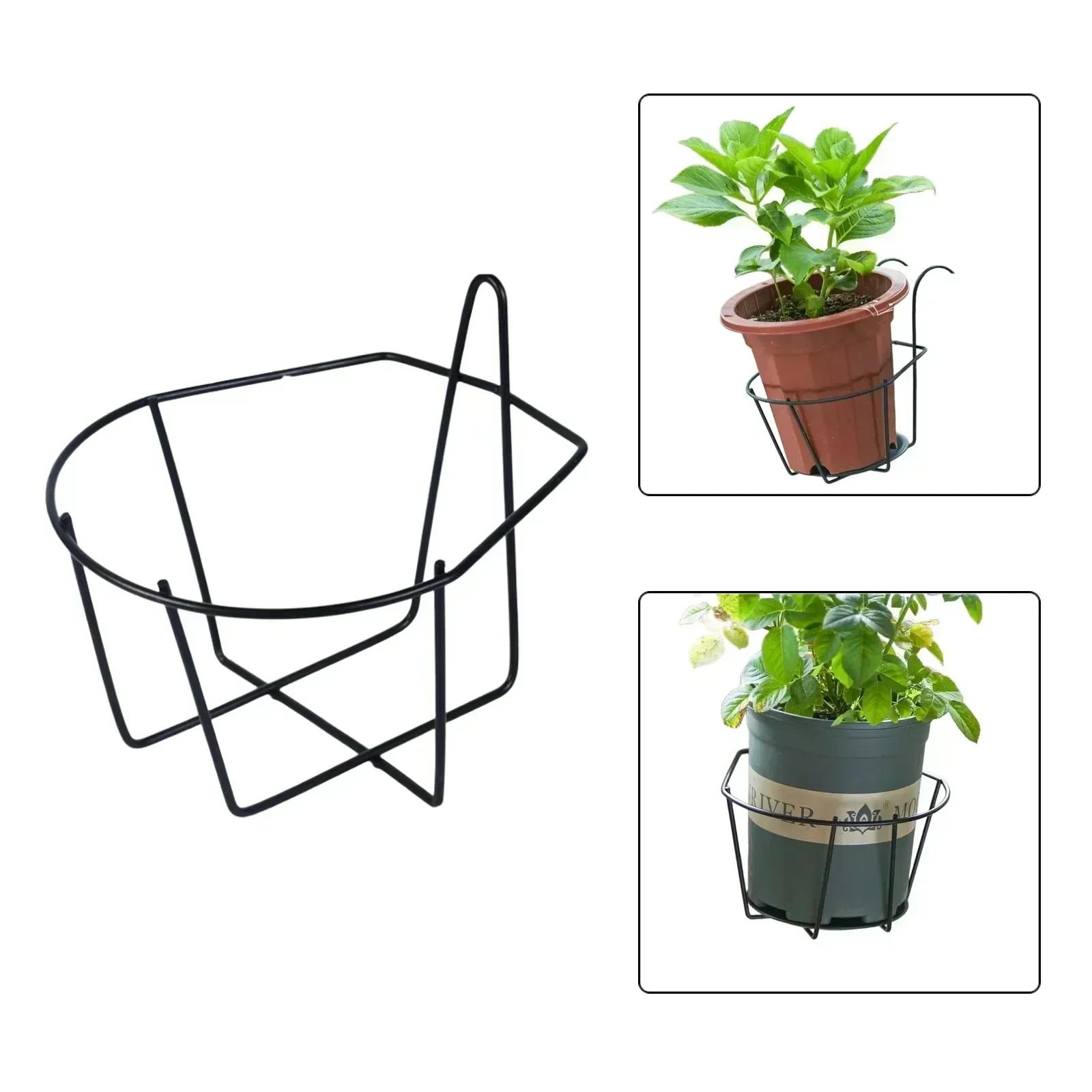 

Balcony Garden Decor Wall Mounted Flower Holder Sturdy Iron Material Versatile Plant Display Indoor Outdoor Use China Mainland